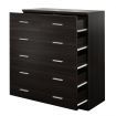 Artiss 6 Chest of Drawers - ANDES Walnut