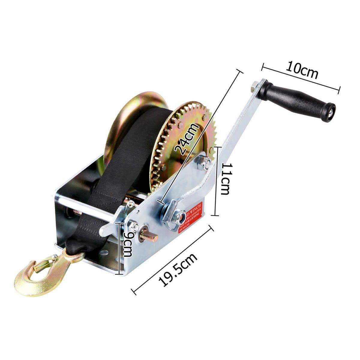 2500LBS 2Speed 4WD Recovery Hand Winch Crazy Sales