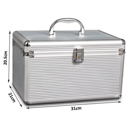 Aluminium CD DVD Bluray Storage Case Box 240 Discs SL | Crazy Sales