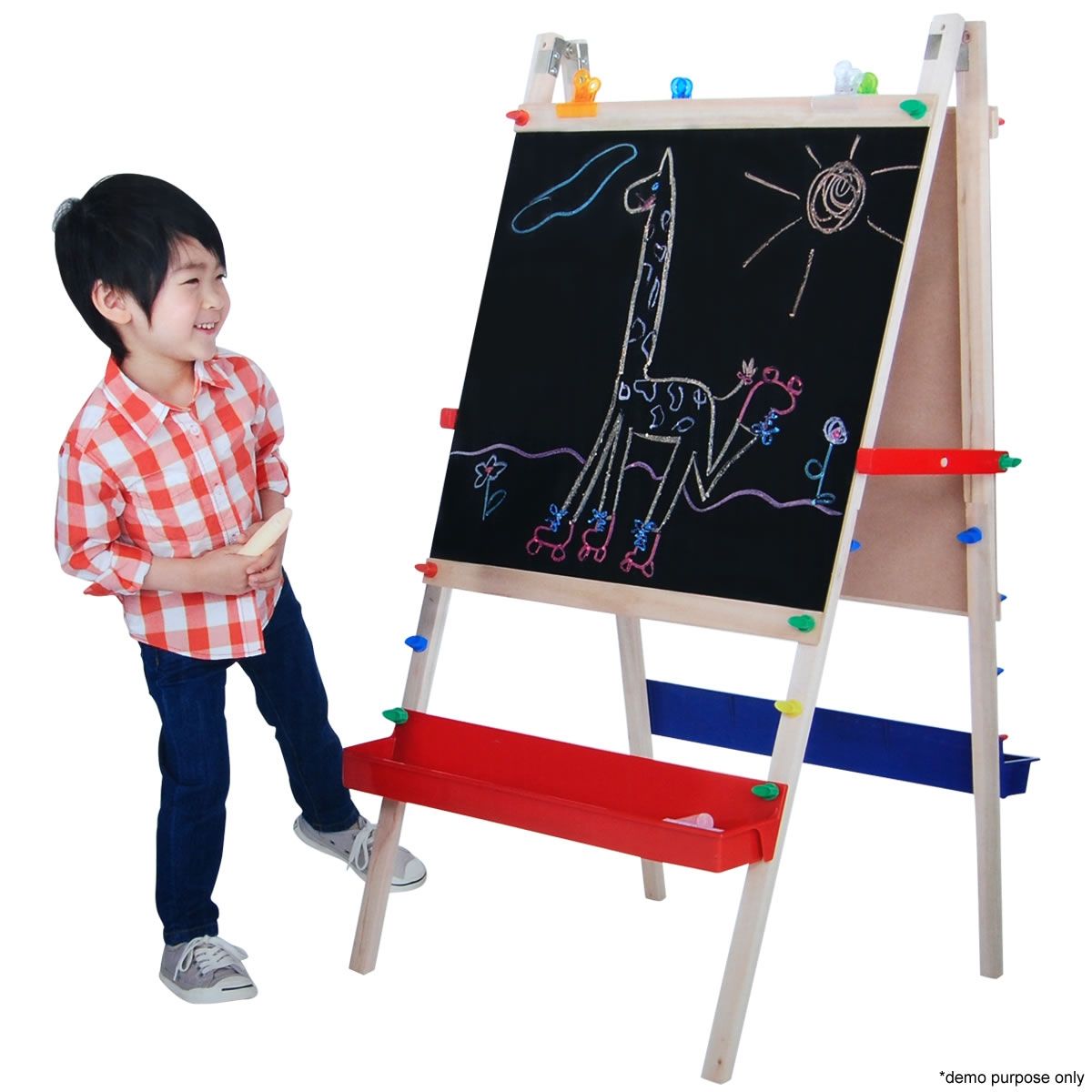 Universe of Imagination Creations Children's Double-Sided Art Easel
