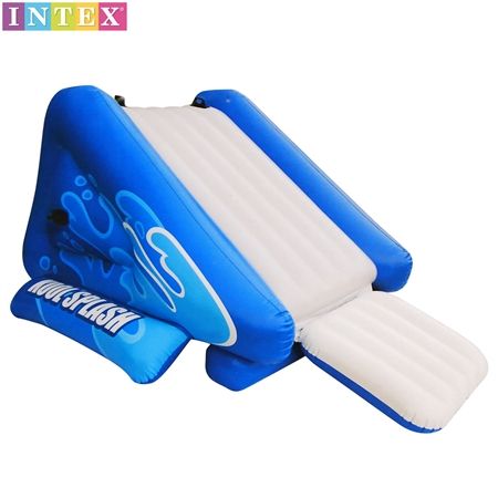 intex pool splash water slide