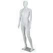 Full Body Male Mannequin Cloth Display Tailor Dressmaker 186cm - White