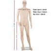 Full Body Male Mannequin Cloth Display Tailor Dressmaker 186cm - Skin Tone