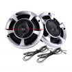 Set of 2 MaxTurbo Car Speakers with LED Light 500w