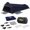 Deluxe King Single Swag Camping Swag - Navy