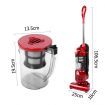 Upright Cyclonic Vacuum Cleaner Bagless HEPA Filter - Red