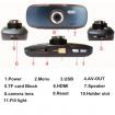 2.7" 1080P HD Car DVR Vehicle Camera Video Recorder Dash Cam G-sensor - Brown mix Blue