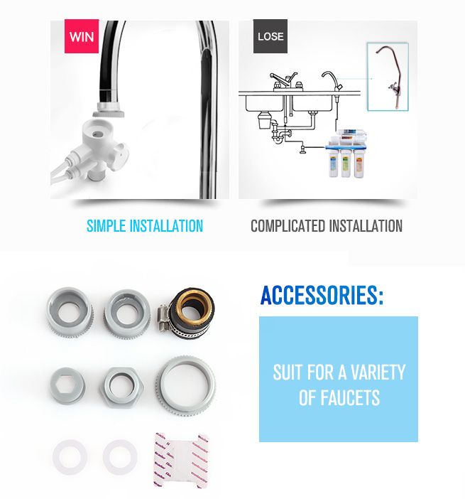 Water Purifier Filter System On Tap 5Stage Crazy Sales