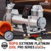 Outbac Air Compressor 12v 180L 4x4 Portable Car Compressor - Silver