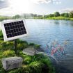 Solar Powered Air Pump for Pond Oxygenation