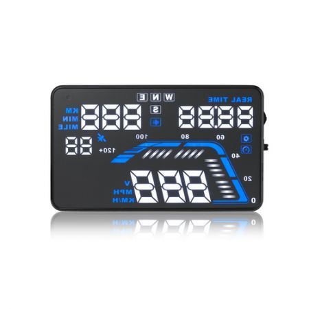 Q7 5.5 Car HUD Head Up Display GPS Speed Warning System Fuel Consumption New
