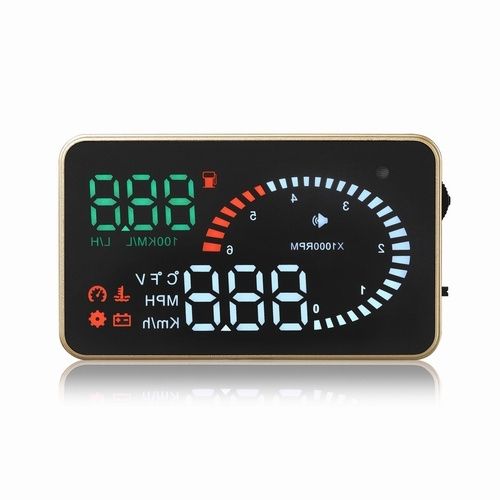 Car HUD Head Up Display With OBD2 Interface Speed Warning System fit for X6