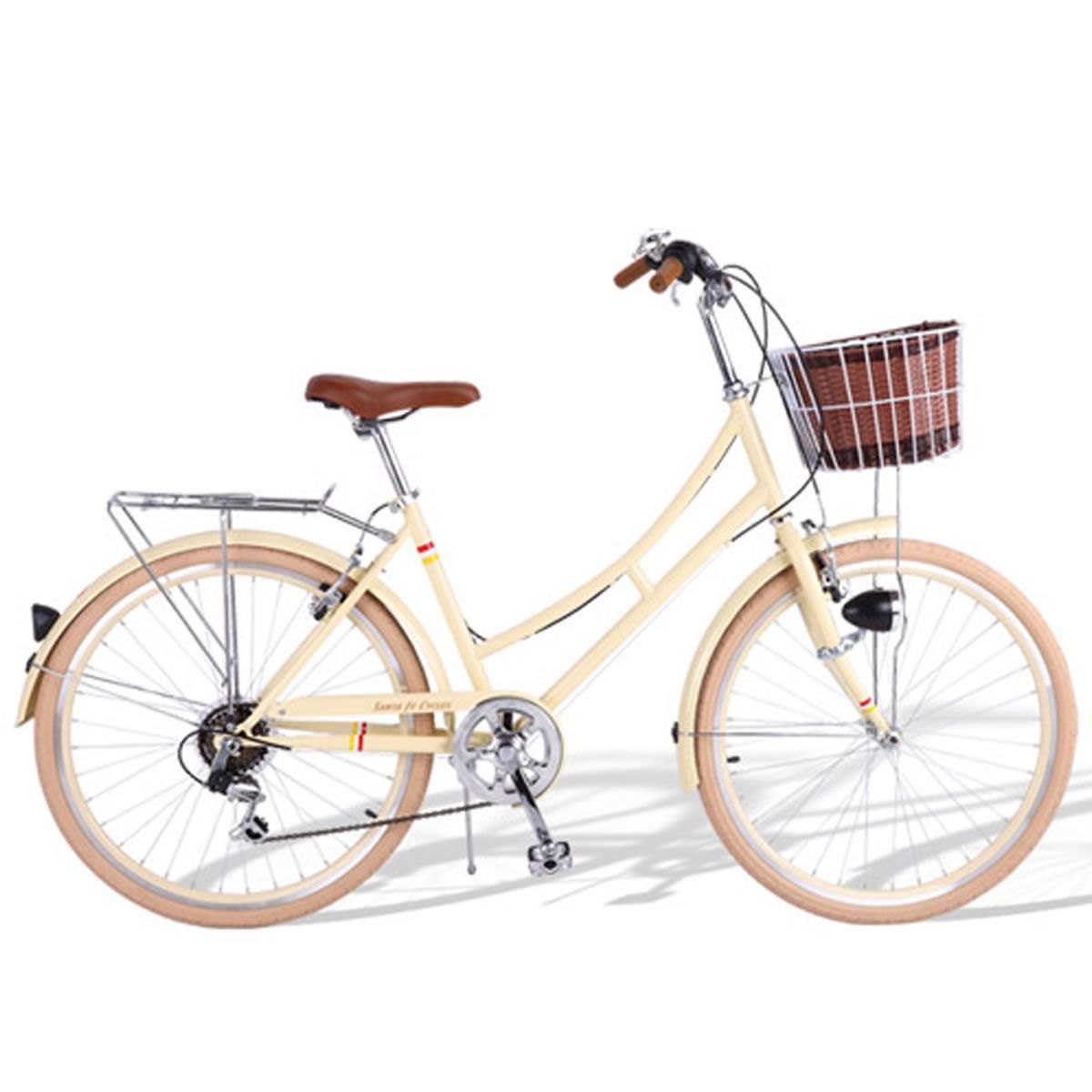 Santa Fe Vintage Ladies Cruiser Dutch Cycle Bicycle Cream