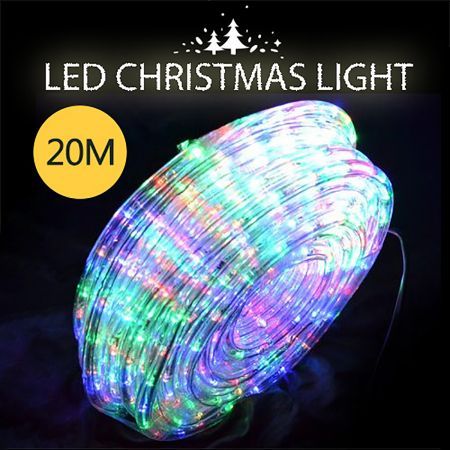 Multi-Colour 20m Rope Light