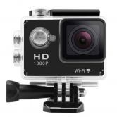 Waterproof 12MP WiFi Full HD 1080P 2.0 Inch Sports Camera DV DVR SJ4000 W9 -Black + Free 8 GB TF Card