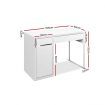 Artiss Computer Desk Drawer Cabinet White