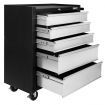 Giantz 5 Drawer Tool Box Cabinet Chest Trolley Box Garage Storage Toolbox Grey