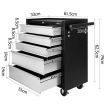 Giantz 5 Drawer Tool Box Cabinet Chest Trolley Box Garage Storage Toolbox Grey