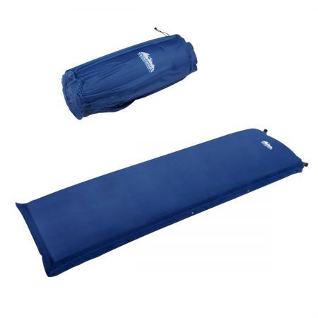 Self inflating Mattress Single 8cm - Blue | Crazy Sales