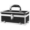 Portable Cosmetic Beauty Make Up Carry Case Box - Crocodile Black