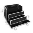 Portable Cosmetic Beauty Make Up Carry Case Box - Crocodile Black