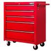 Giantz 5 Drawer Tool Box Cabinet Chest Trolley Box Garage Storage Toolbox Red