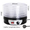 5 Trays Food Dehydrator - Black