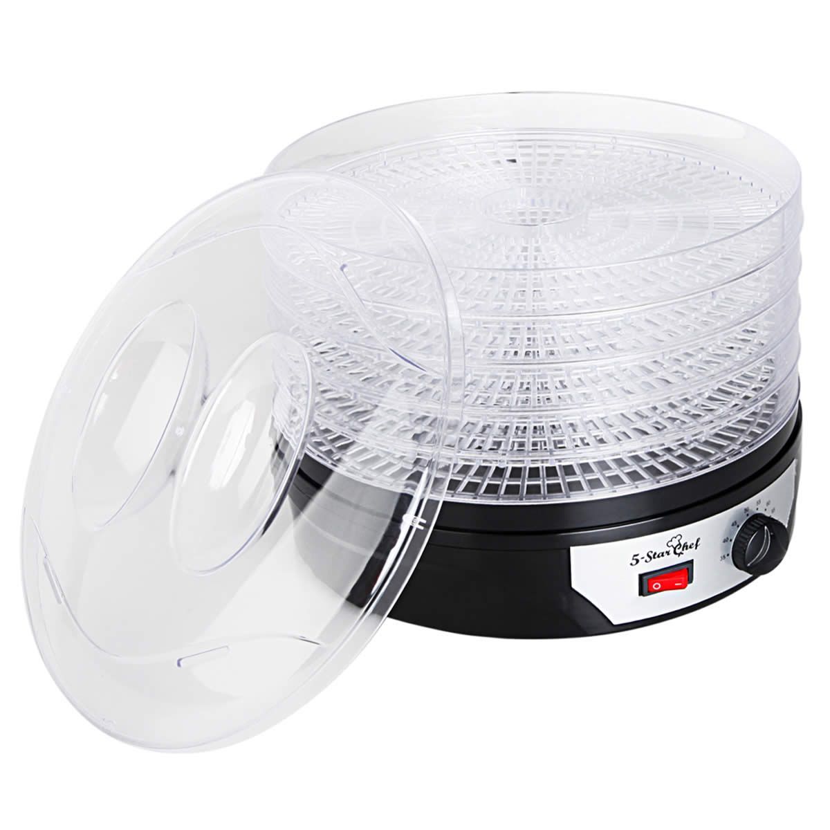 5 Trays Food Dehydrator - Black