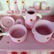 Children Wooden Kitchen Play Set - Pink