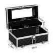 Portable Cosmetic Beauty Makeup Case - Diamond Black