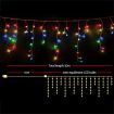 Jingle Jollys Christmas Lights 20M 800 LED Icicle Light Multi-coloured