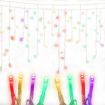 Jingle Jollys Christmas Lights 20M 800 LED Icicle Light Multi-coloured