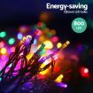 Jingle Jollys Christmas Lights 20M 800 LED Icicle Light Multi-coloured