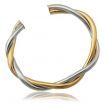 U7 New Women's Simple Cuff Bangle 18K Gold Platinum Multi Plated Cuff Bracelet High Quality Fashion Jewelry Jewellery