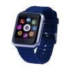 V6 1.54 Inches TFT Hd LCD 2.5d Arc Screen Bluetooth 4.0 for iOS and Android Smart phones - Deep Blue