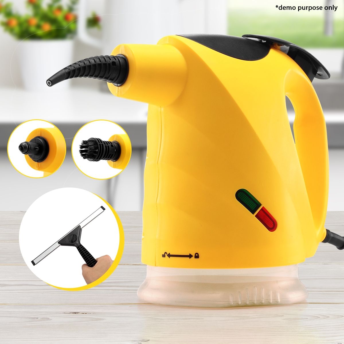 1300W Handy Steam Cleaner with Attachments