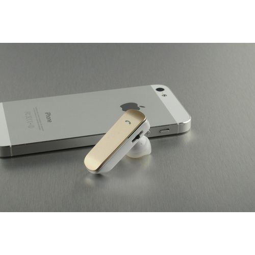 Wireless and Hands-Free Bluetooth Headset-Gold