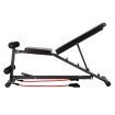 FID Flat Adjustable Bench 150kg with Resistance Bands