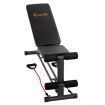 FID Flat Adjustable Bench 150kg with Resistance Bands
