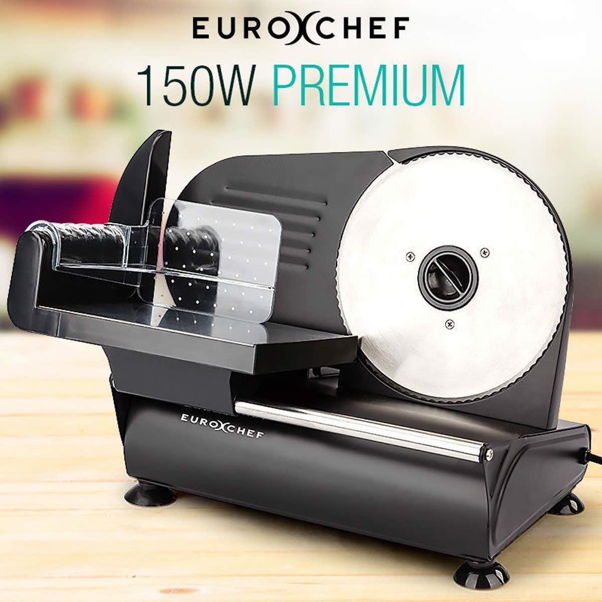 Eurochef 19cm Meat Slicer MS19B Black