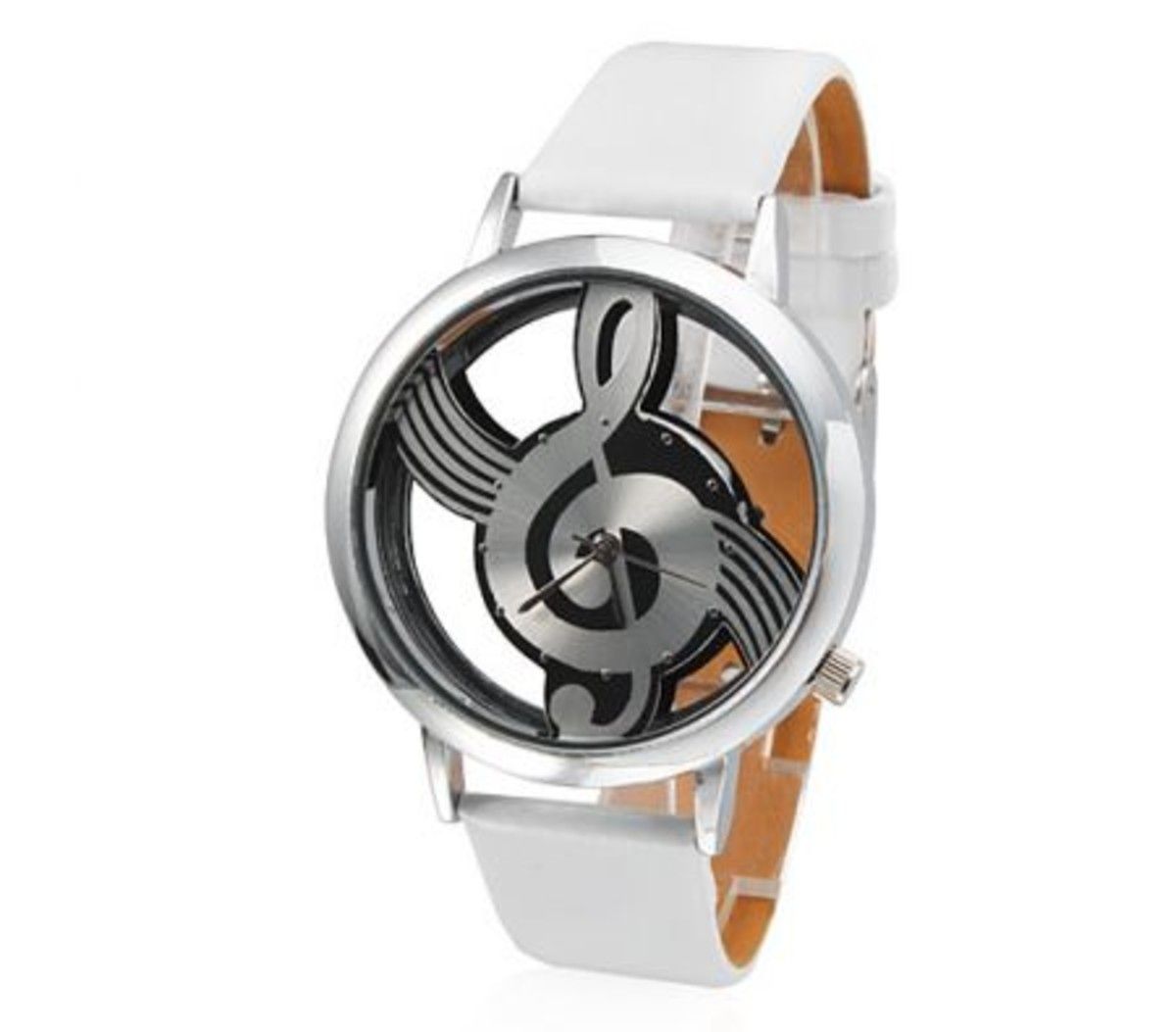 Women's Watch Fashion Hollow Musical Note Style Dial