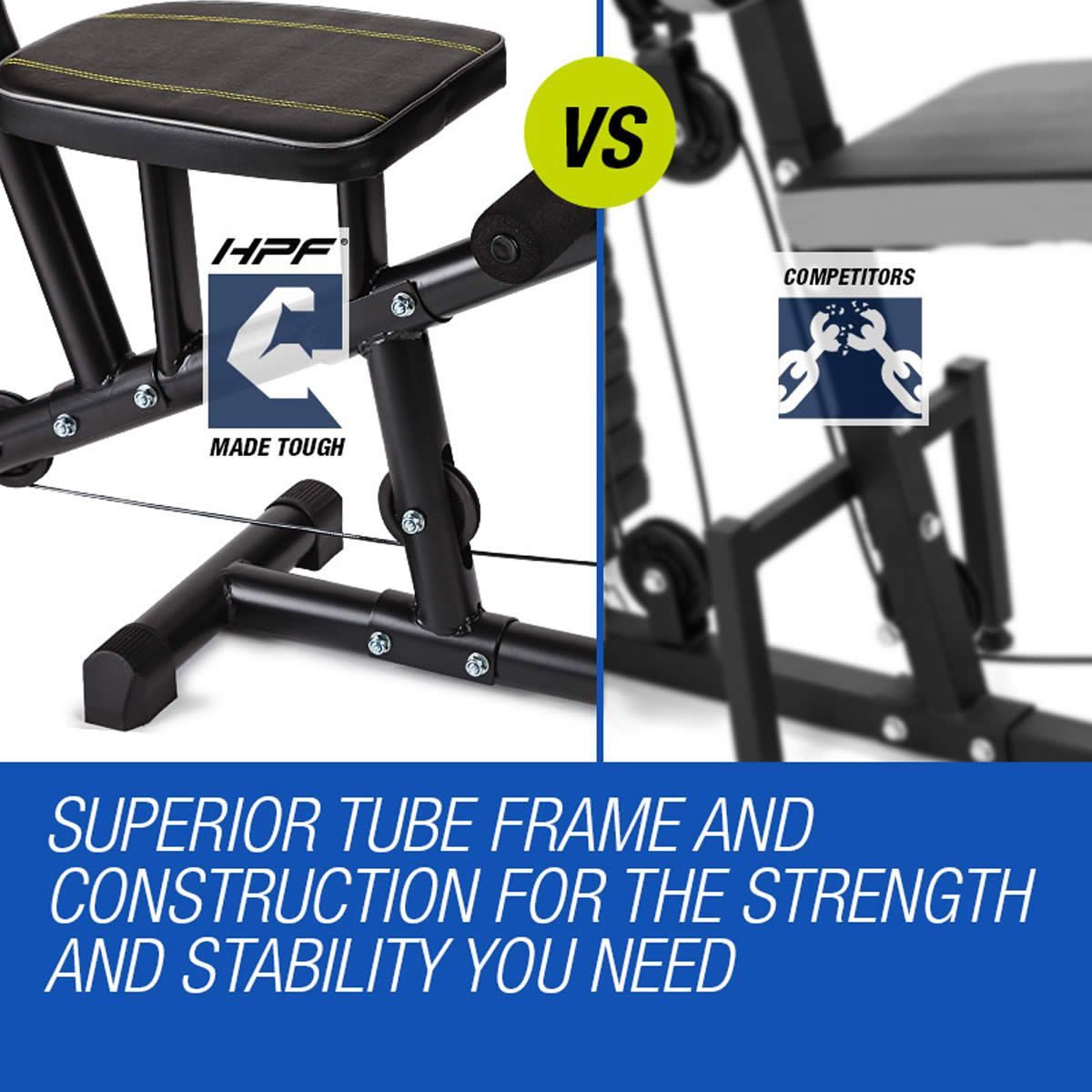 HPF Cable Bench Press MultiStation Home Gym Crazy Sales