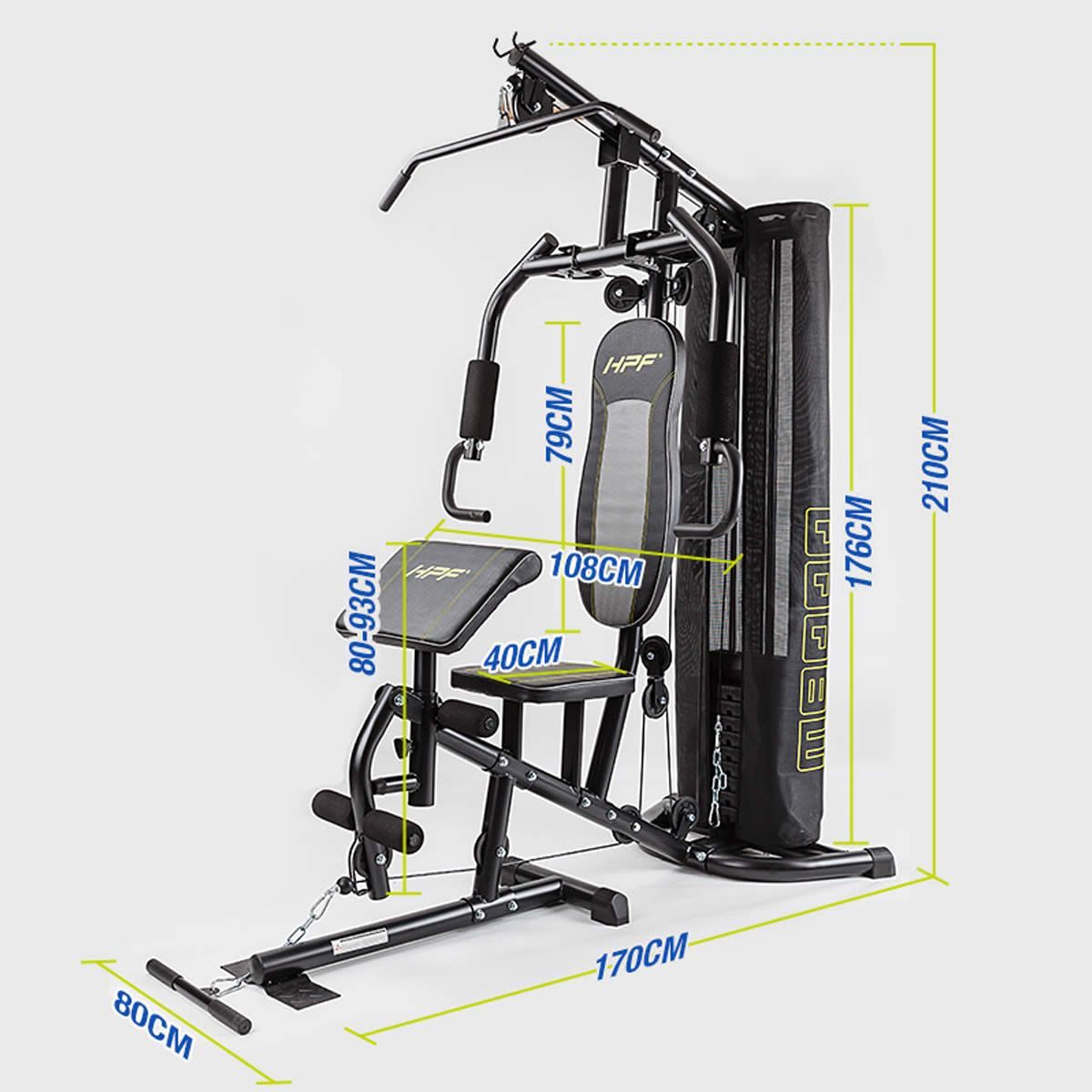 HPF Cable Bench Press MultiStation Home Gym Crazy Sales