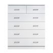 Artiss 6 Chest of Drawers - ANDES White