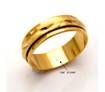 U7 New Cool Two Layers Rotatable Midi Ring 18K Chunky Gold Plated Size 6