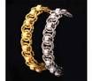 U7 18K Real Gold Platinum Plated Chunky Bracelet Bangle for Men Gold