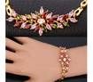 U7 18K Real Gold Plated Multicolor AAA+ Cubic Zirconia Bracelet Bangle Gold