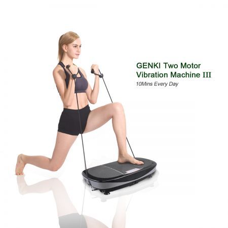 Genki Ultra Slim Vibration Fitness Machine Body Shaper Platform, 024800095623