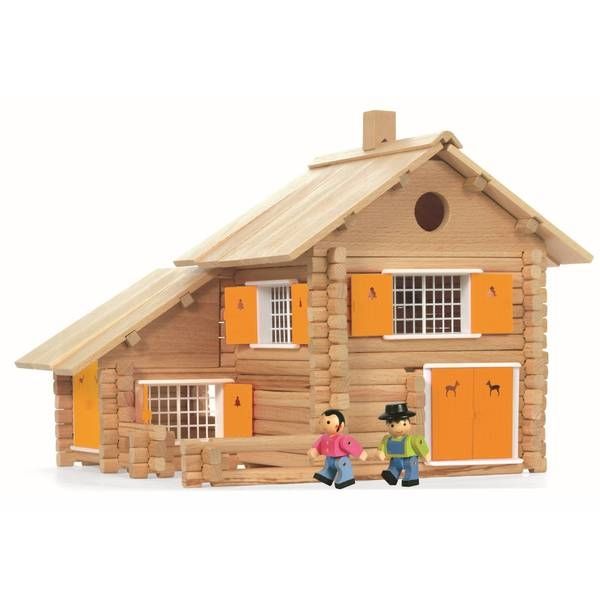 House - 240 Piece Wooden Construction Set
