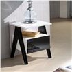 High Gloss Bedside Table Cabinet and Nightstand